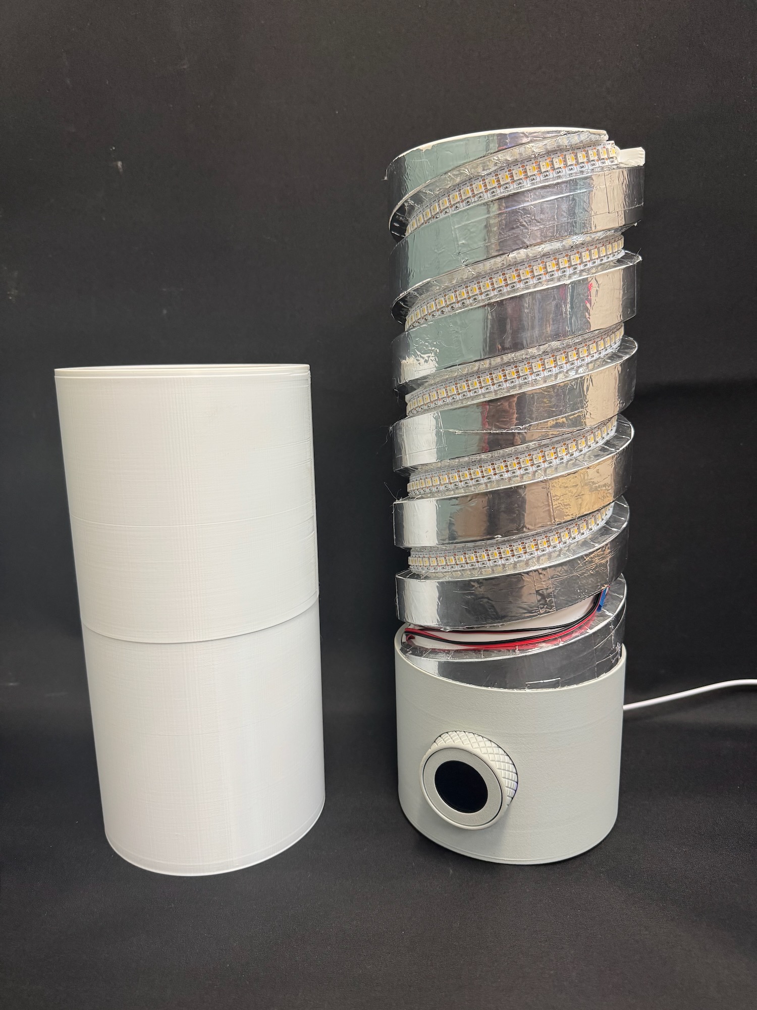 View with the diffuser taken off